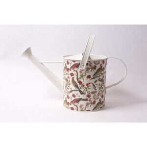 Decorative Functional RHS Large Metal Watering Can with Flowers and Birds ~ 260